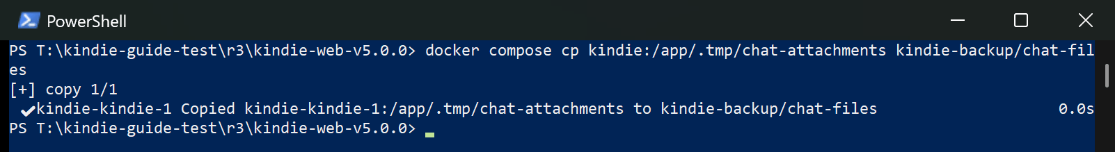 Backup: copy the chat files