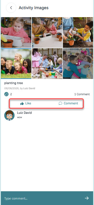 Teacher Activity Images — like and comment