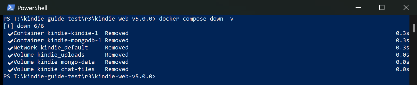Restore: wipe the data
