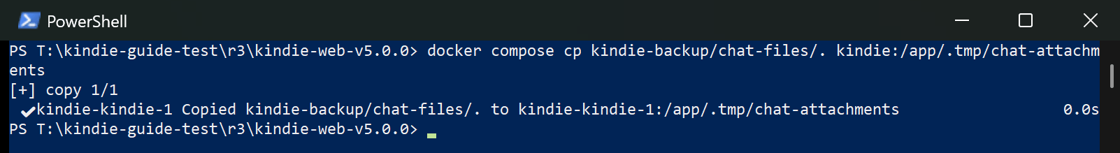 Restore: chat files